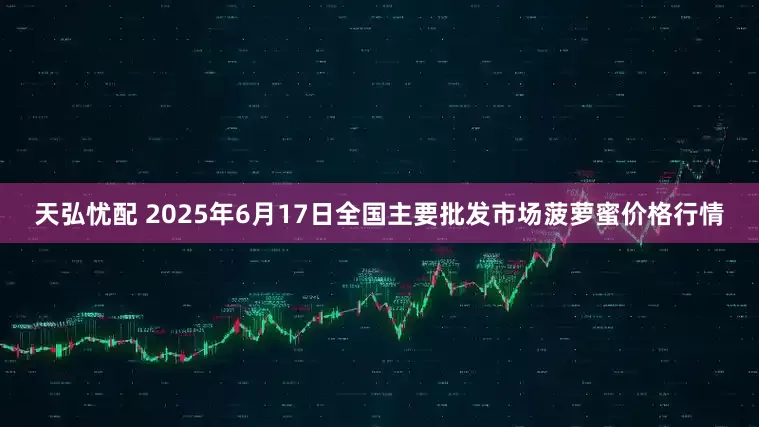 天弘忧配 2025年6月17日全国主要批发市场菠萝蜜价格行情