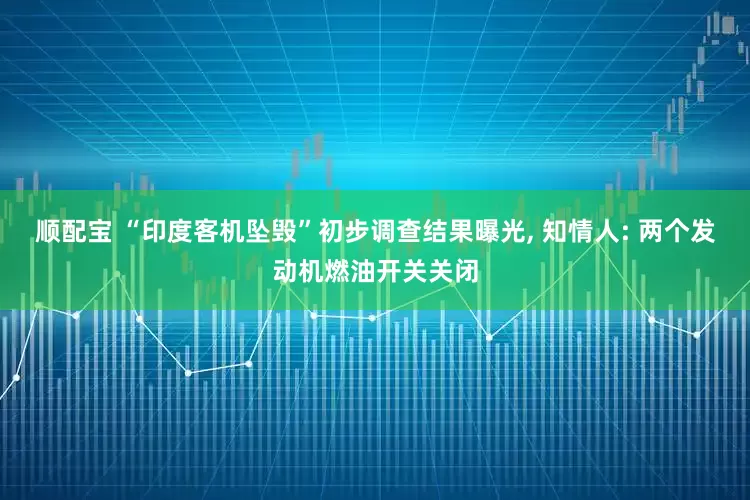 顺配宝 “印度客机坠毁”初步调查结果曝光, 知情人: 两个发动机燃油开关关闭