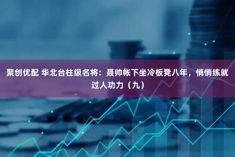 聚创优配 华北台柱级名将：聂帅帐下坐冷板凳八年，悄悄练就过人功力（九）