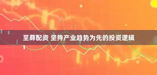 至尊配资 坚持产业趋势为先的投资逻辑